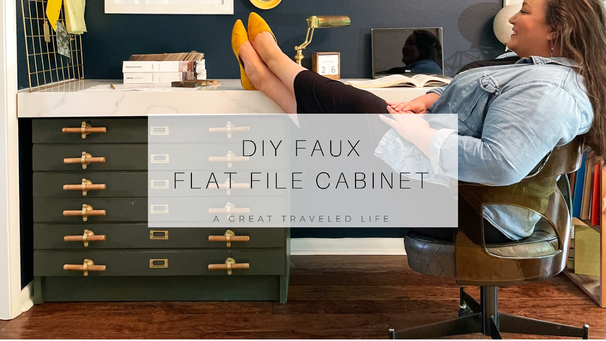 DIY Faux Flat File Cabinet – A Great Traveled Life